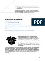 Unit 2 - Cognitive Approach