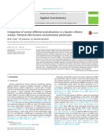 Clark2015 - Comparison of Several Different Neutralisations To A Bauxite Refinery Residue Potential Effectiveness Environmental Ameliorants