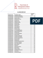 All India Merit List 2024