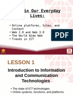 1 Introduction To Information and Communication Technology