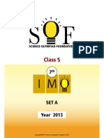 IMO Class 5 - 2013 - Set A - L1