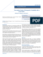 Calcaneal Fractures: Descriptive Study of Therapeutic Variability With A Case Series