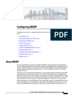 Configuring MSDP