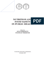 Nutrition and Food Safety in Public Health (Babjakova, Sekretar) 2015