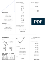 Formulario Algebra, Trigonometria y Calculo Diferencial 2