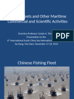 Thayer Fishing Fleets and Other Maritime Commercial and Scientific Activities