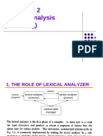 Lexical Analysis