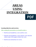 Areas Using Integration