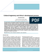 The Hemony Culture and African Development Process