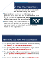 Personal and Team Process Models