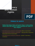 Grade 11 (Term 1) - Democracy and Human Rights