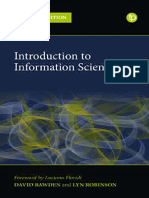 David Bawden - Lyn Robinson - Luciano Floridi - Introduction To Information Science-Facet Publishing (2022)