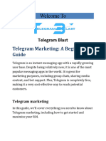 Telegram Marketing A Beginner's Guide