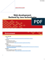 Handout 07. Backend by Java Technologies (Environment Setup)