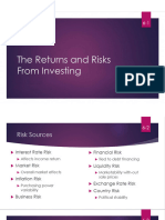 CH 6 M6 The Returns and Risks From Investing