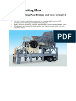 Portable Crushing Plant