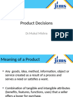 Unit 6 Product Decisions