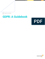 Solarwinds GDPR GDPR A Guidebook