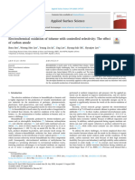 Electrochemical Oxidation of Toluene With Controlled Selectivity The Effect