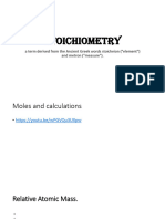 Stoichiometry