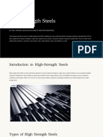 High Strength Steels