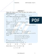 Ncert Exemplar Math Class 10 Chapter 05 Arithmetic Progressions