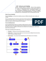 OS - II UNIT (Processes and Scheduling)