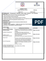 Lesson PLAN 2 ND Year