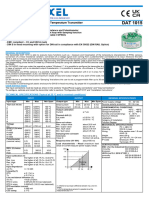 PC Programmable Thermocouple Temperature Transmitter Dat1015