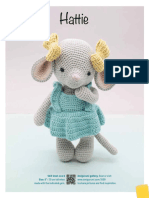 Hattie: 8" / 20 CM Tall When Made With The Indicated Yarn. Scan or Visit To Share Pictures and Find Inspiration