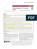 Multi-Color and Multi-Material 3D Printing of Knee Joint Models