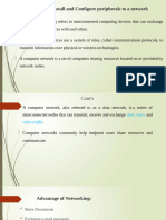 LO 2 - Install and Configure Peripherals To A Network