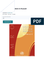 Health Care System in Kuwait - PDF - Kuwait - Hea