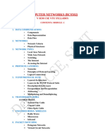 CN Module 1 - SJBIT Notes