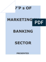 7'P S of Banking in Marketing