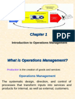 Introduction To Operations Management