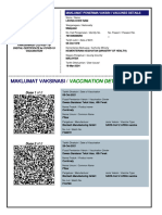 Maklumat Vaksinasi: Vaccination Details