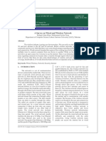 1 A Survey On Wired and Wireless Network