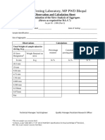 Sieve Analysis, D.L.C.