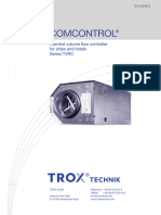 COMCONTROL® Comfort Volume Flow Controller For Ships and Hotels Series TVRC