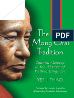 Yer J. Thao - The Mong Oral Tradition - Cultural Memory in The Absence of Written Language-McFarland & Company (2006)