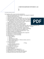 Course Title: Computer Hardware Networking Lab Course Code: Period/Week: 5 Periods/Semester:90 Course Objectives