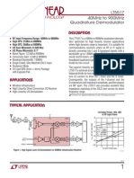 Features Descriptio: Lt5517 40Mhz To 900Mhz Quadrature Demodulator