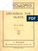 Gill Onesimus The Slave Ocr