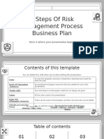 7 Steps of Risk Management Process Business Plan by Slidesgo