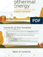 Geothermal Energy Pros & Cons Lesson For Middle School by Slidesgo