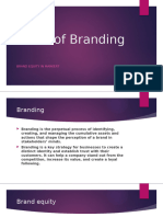 Role of Branding