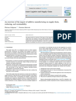 An Overview of The Impact of Additive Manufacturing On Supply Chain, Reshoring, and Sustainability