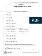 Coordinate Geometry of The Circle