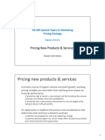 5 - AD484 Handout Slides - Pricing New Products and Services